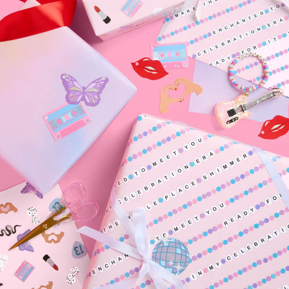 Unofficial Swiftie Gifting Era Wrapping Paper & Tags Set