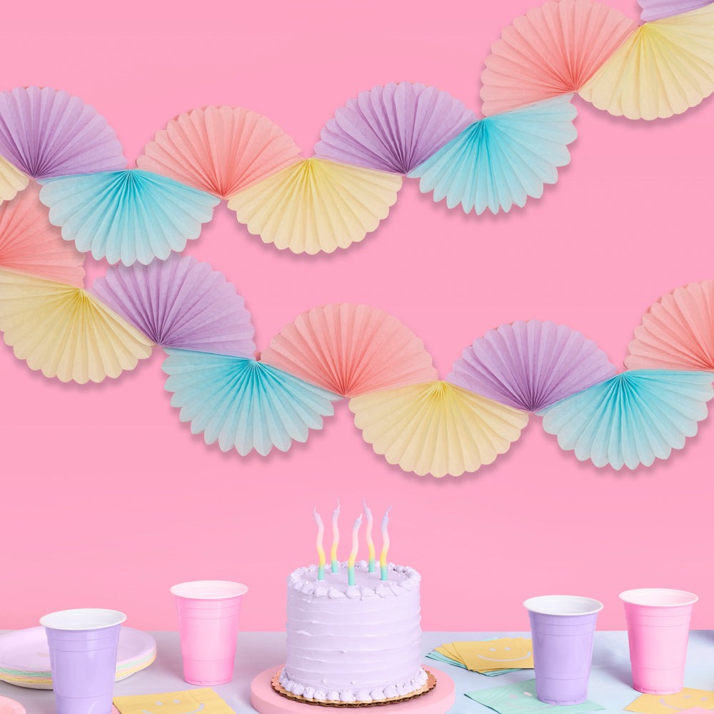 Pastel Tissue Fan Banner
