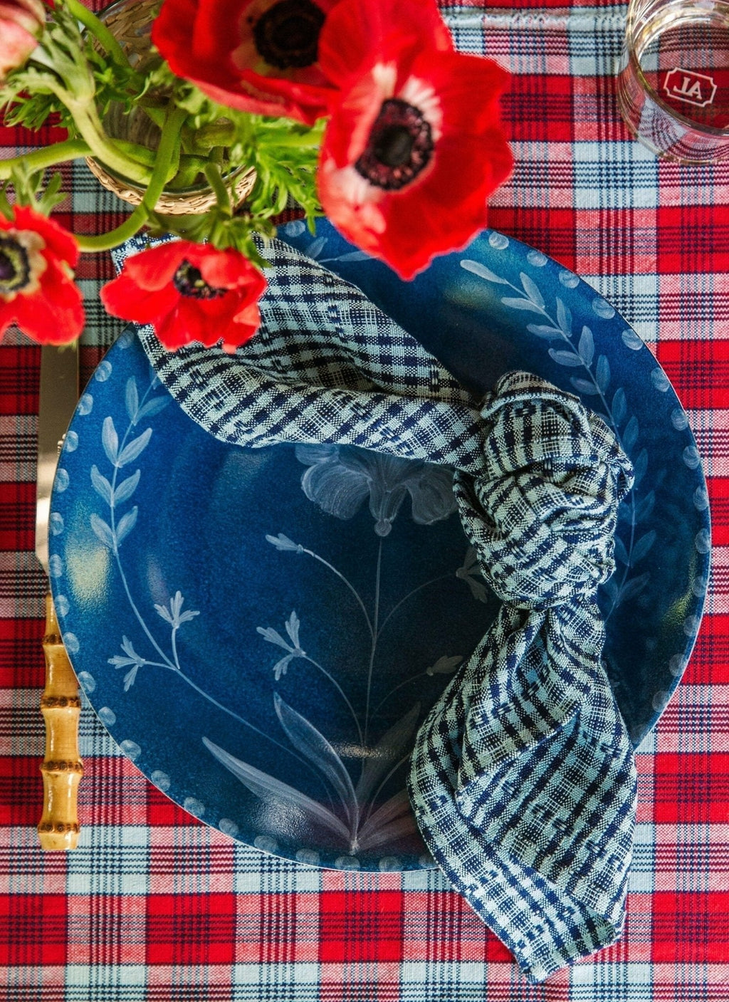 Soho Two Toned Indigo Blue Napkins