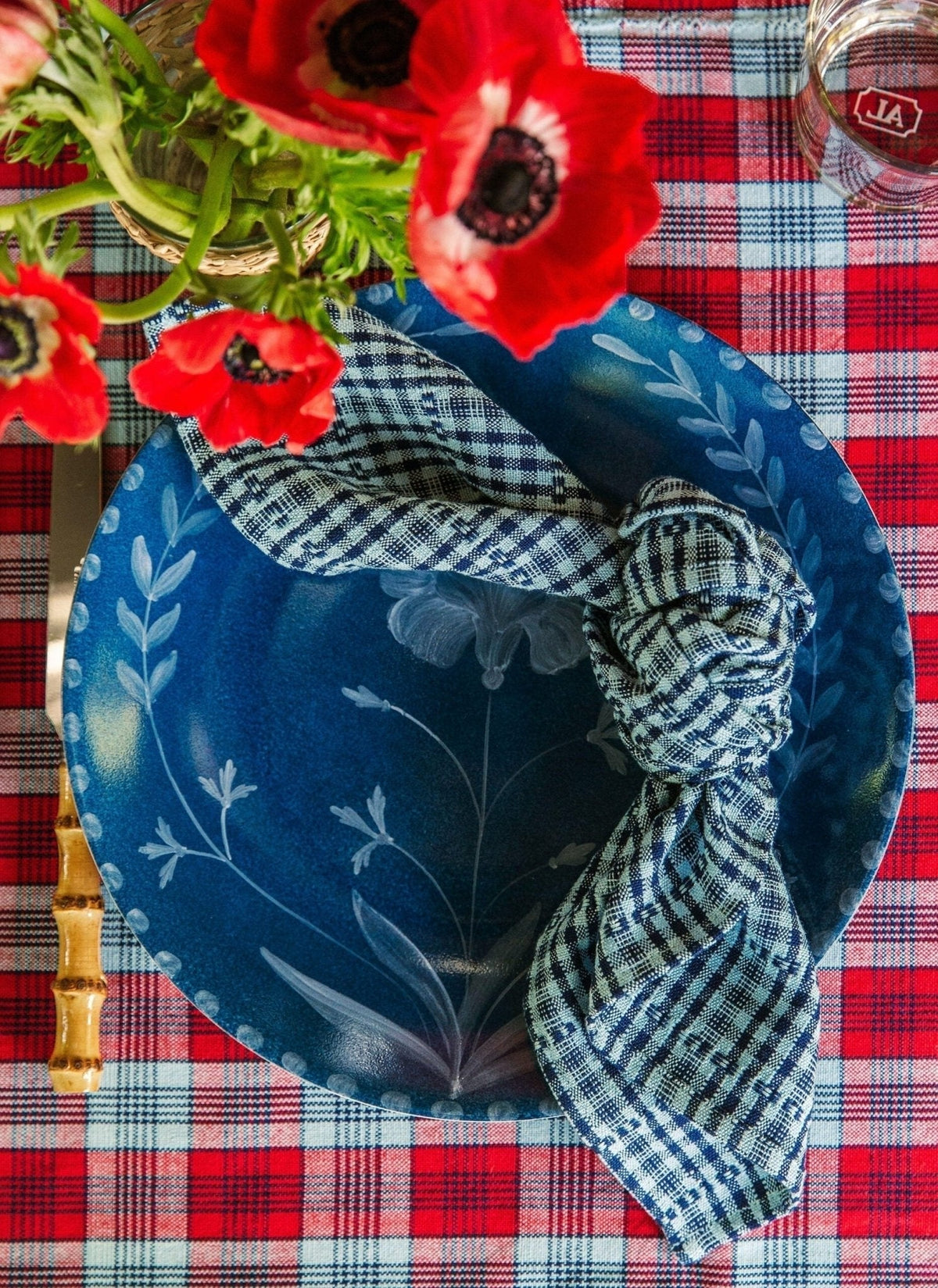 Soho Two Toned Indigo Blue Napkins