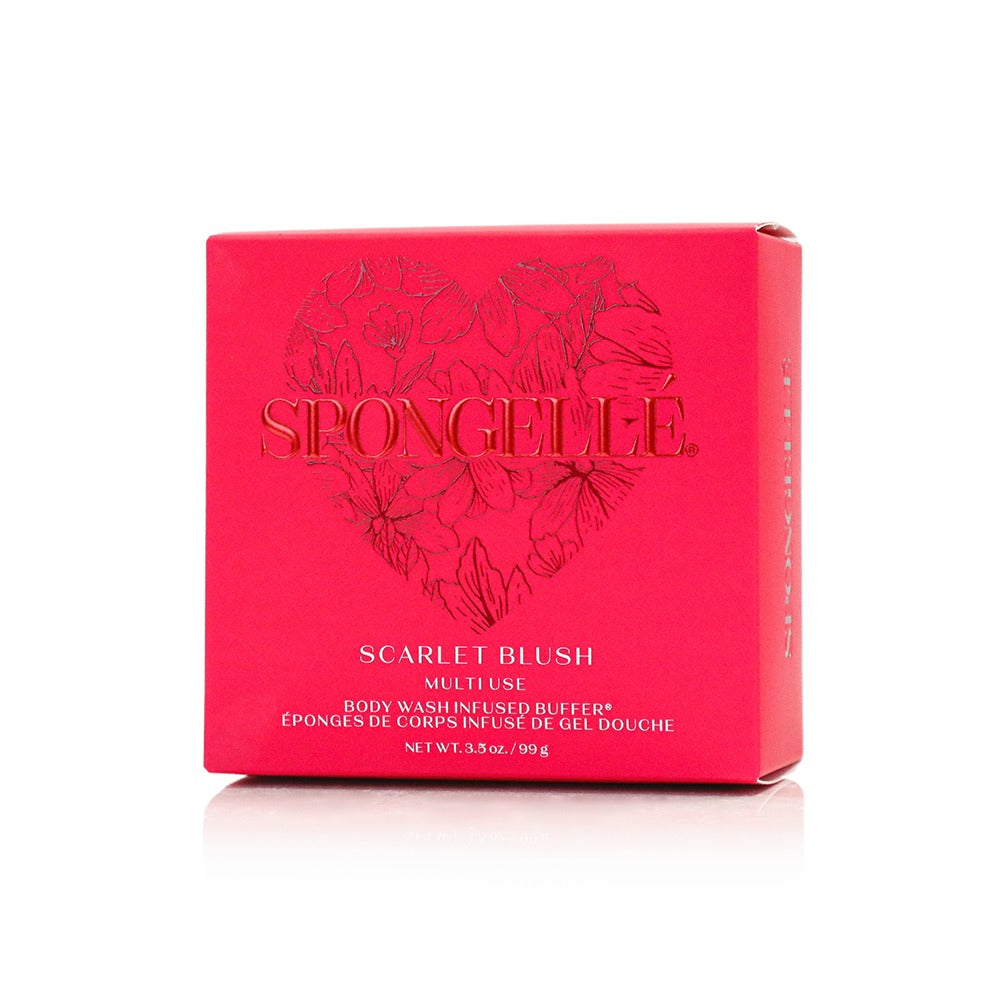 Scarlet Blush Heart Buffer Sponge