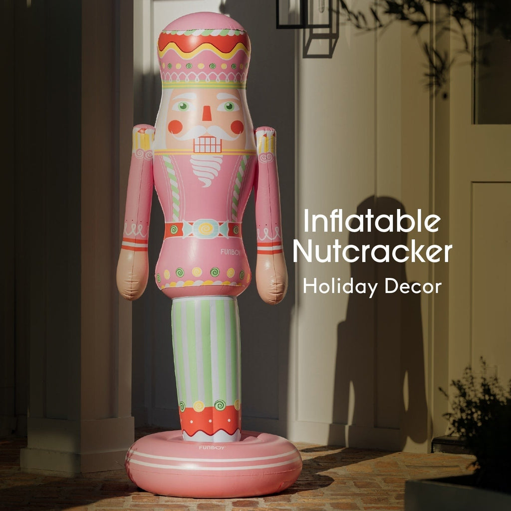 Large Inflatable Pink Nutcracker