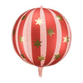Red Starry Ball Foil Balloon