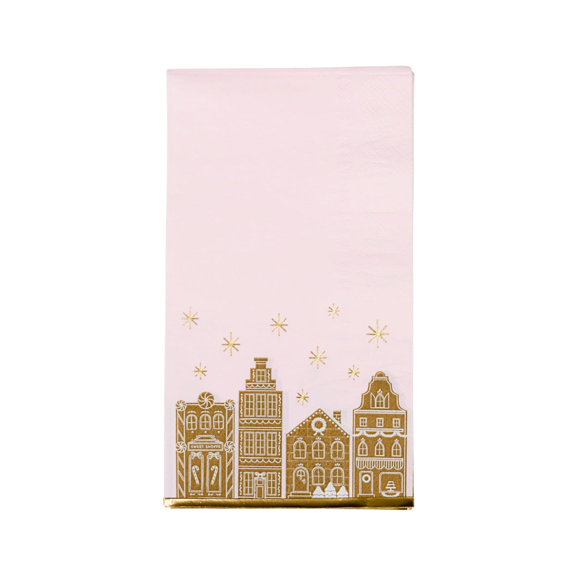 Pink Gingerbread Guest Towels