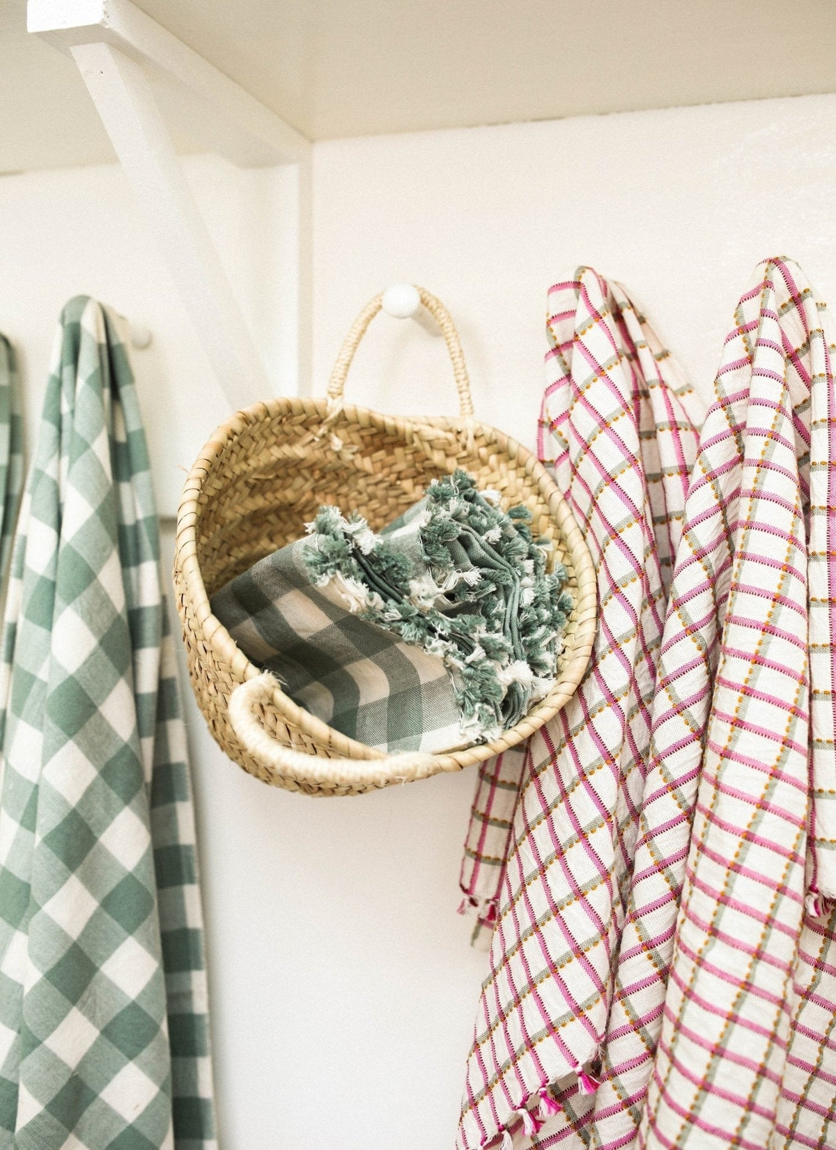 Gingham Sage Tablecloth