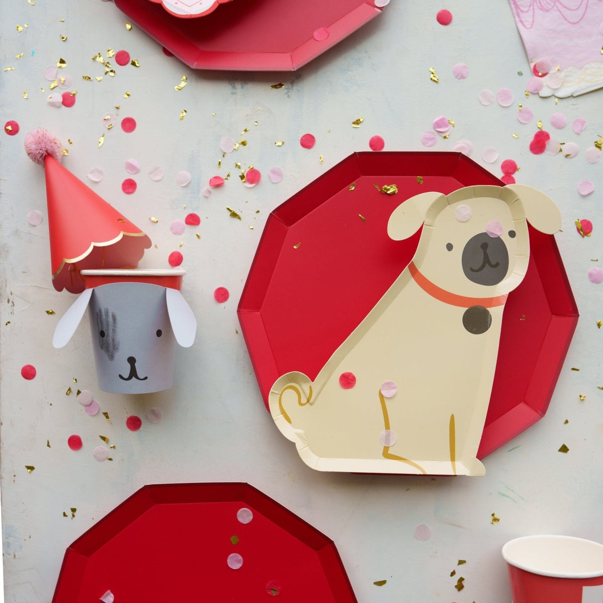 Cherry Red Signature Large Plates