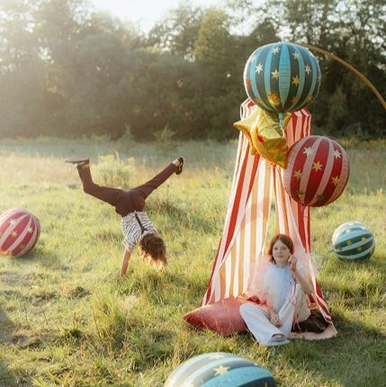 Green Starry Ball Foil Balloon