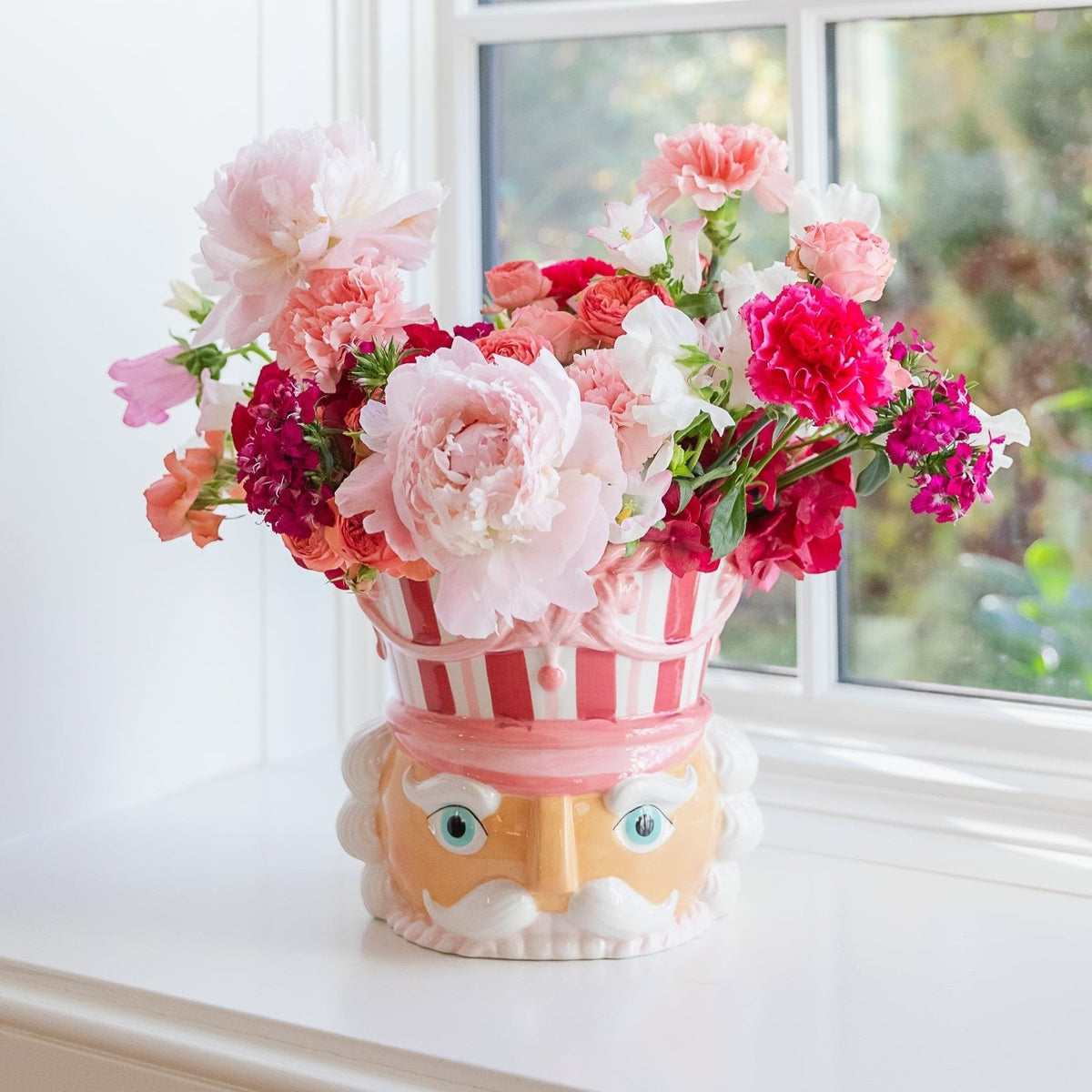 Pink Nutcracker Cookie Jar