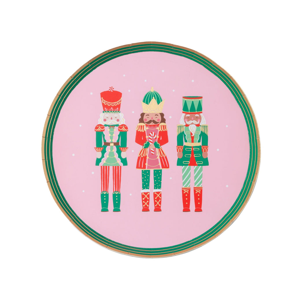 Pink Nutcracker Dessert Plates