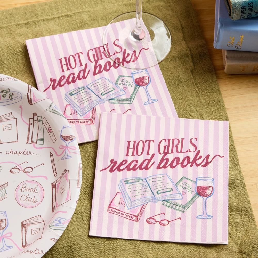 Hot Girls Book Club Napkins