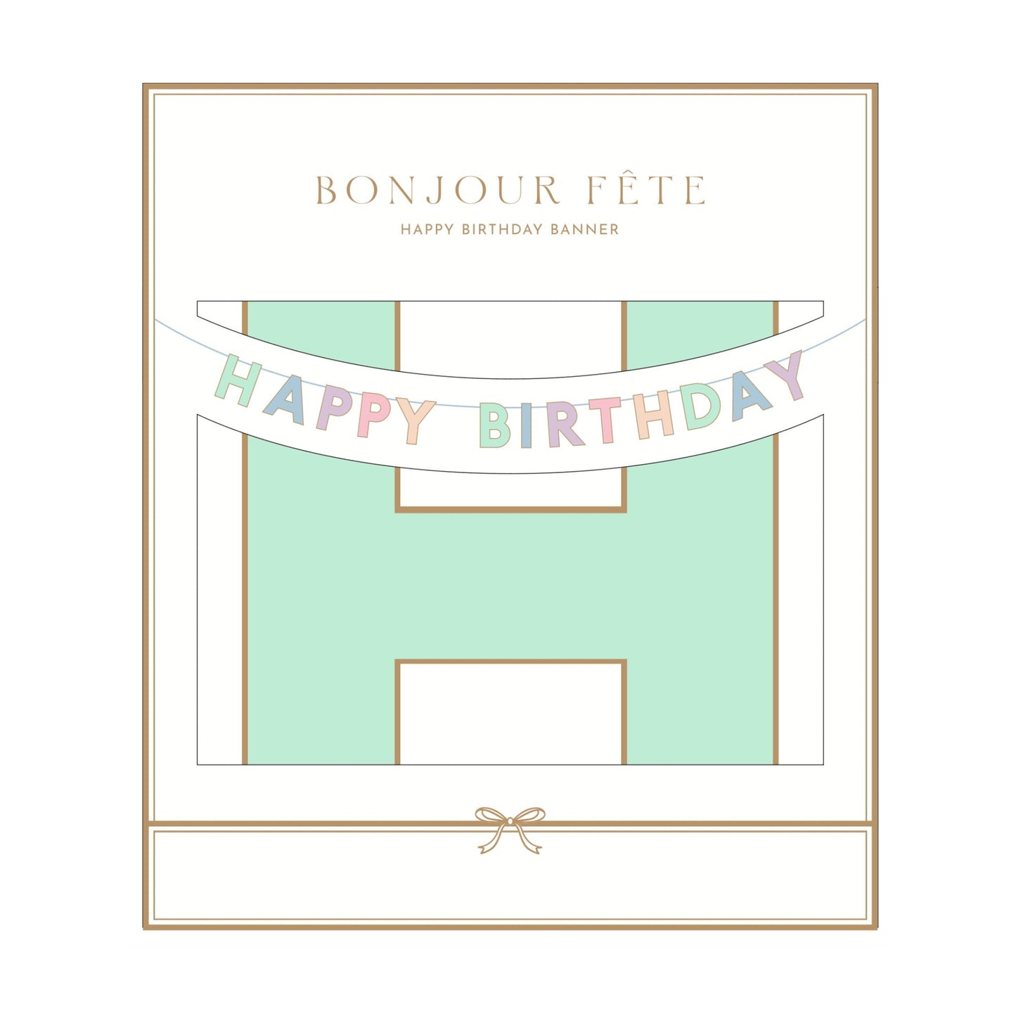 Pastel Happy Birthday Banner