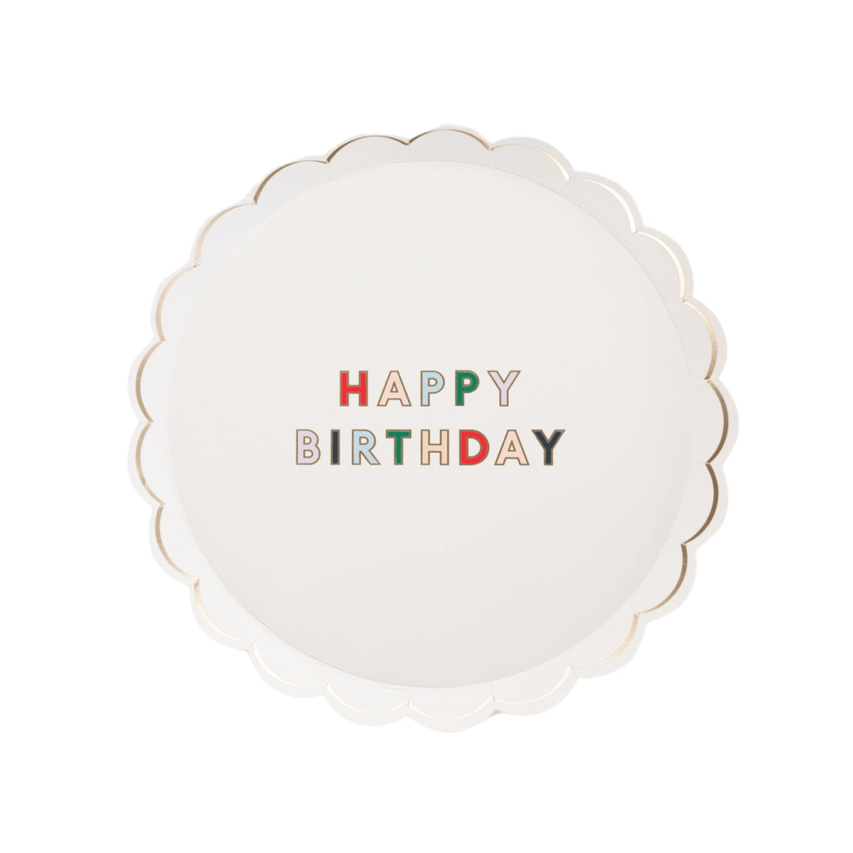 Blanc White Signature Happy Birthday Small Plates