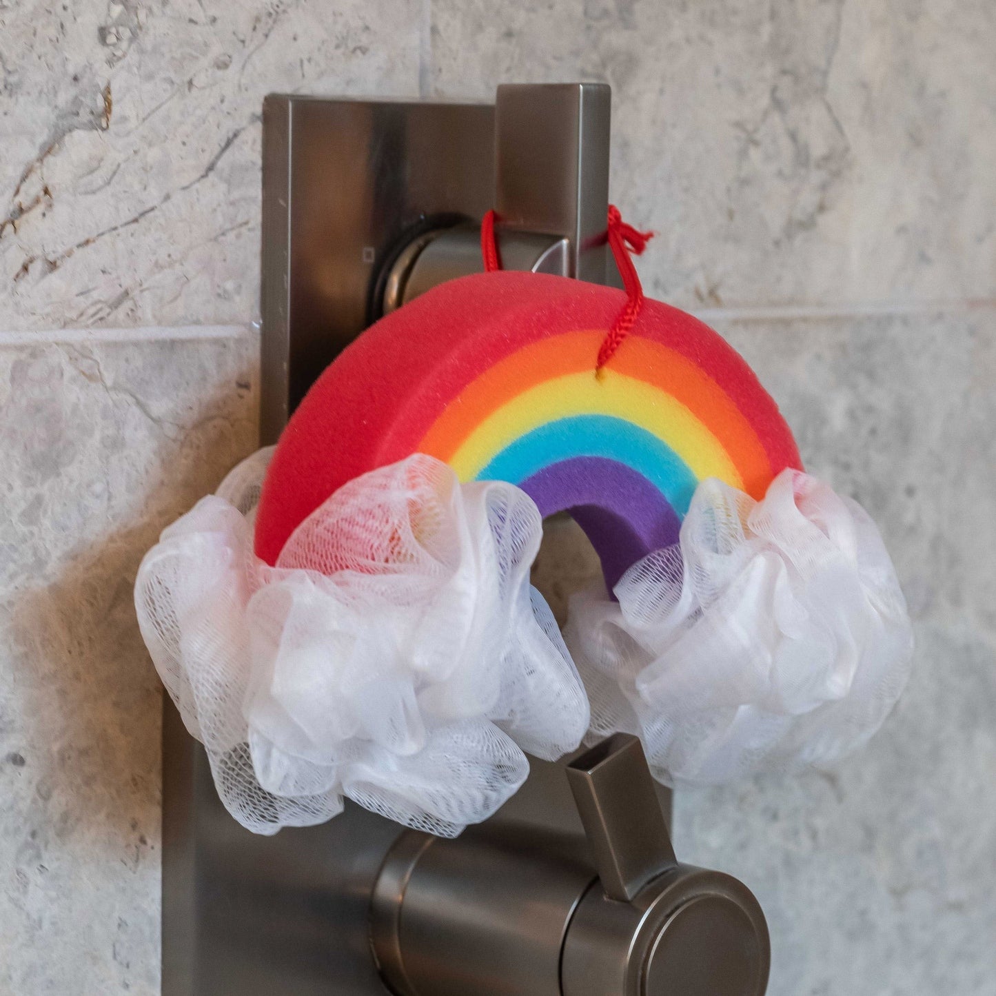 Rainbow Bath Poof & Sponge
