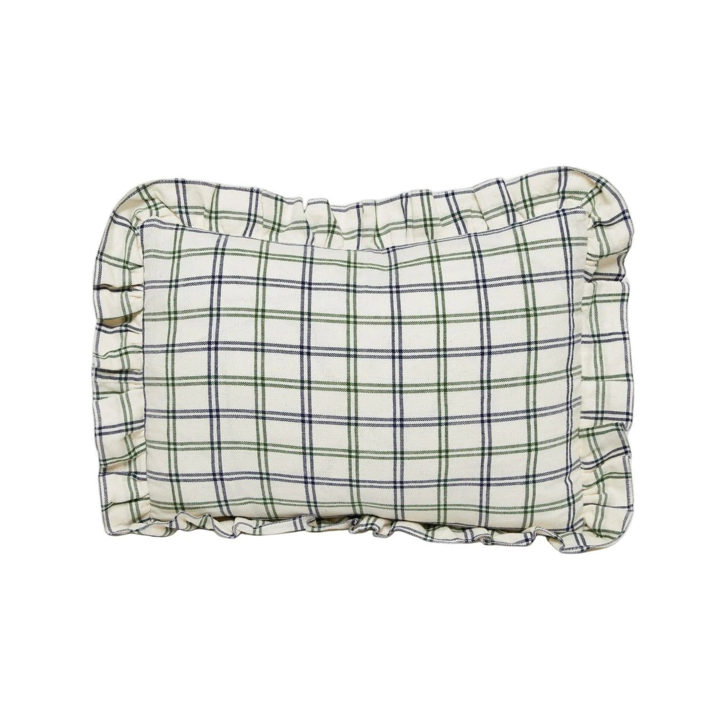 Mayfair Plaid Hunter Green Petite Pillow