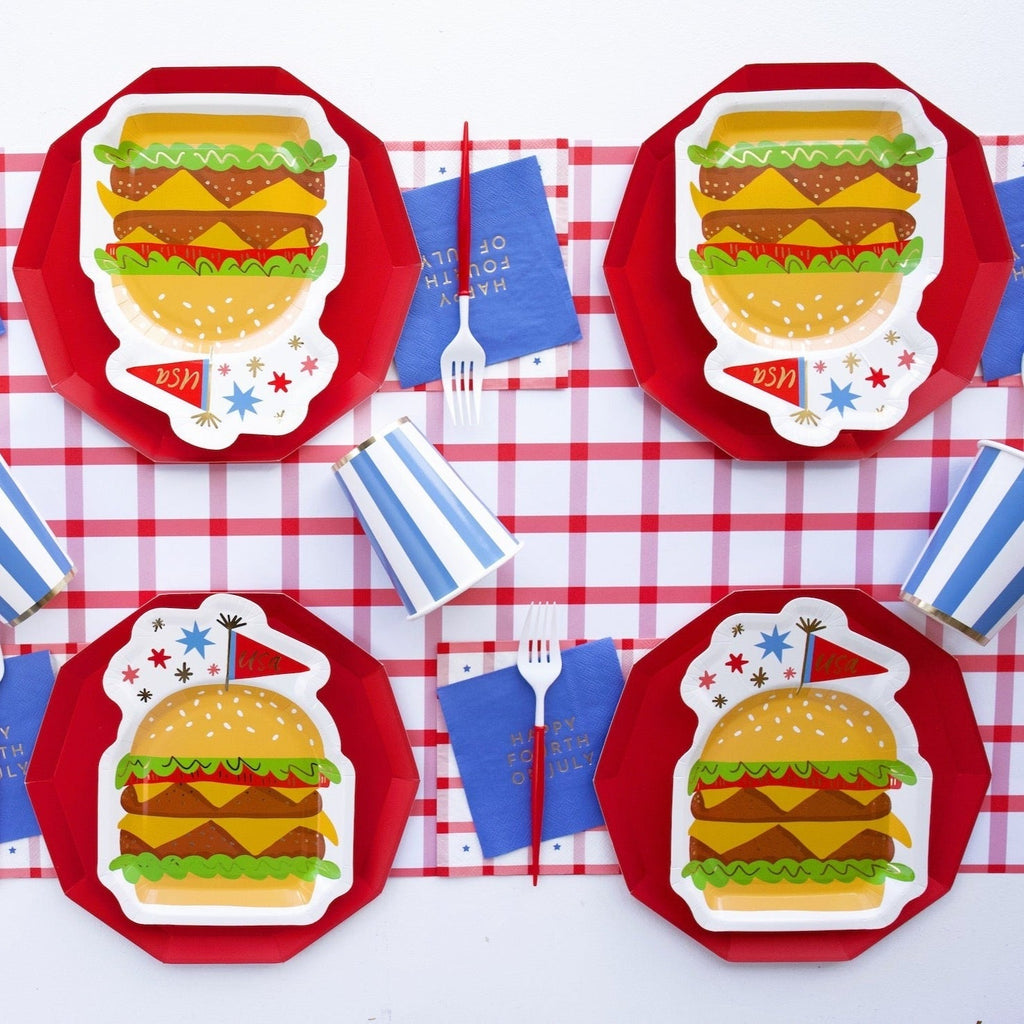 Cherry Red Signature Large Plates