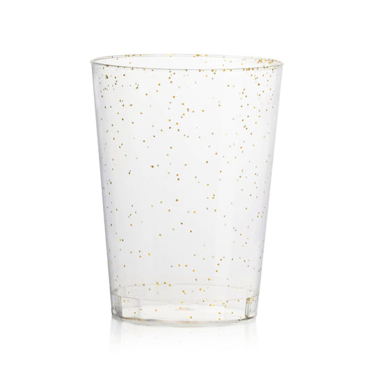 Gold Sparkle Reusable Tumblers