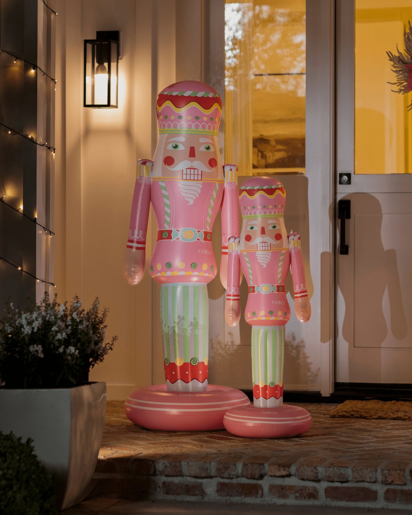 Large Inflatable Pink Nutcracker