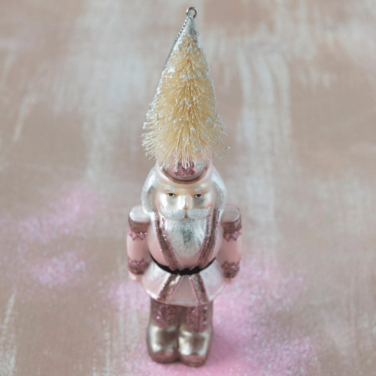 Hand-Painted Glass Soldier Ornament