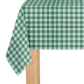Green Gingham Paper Tablecloth