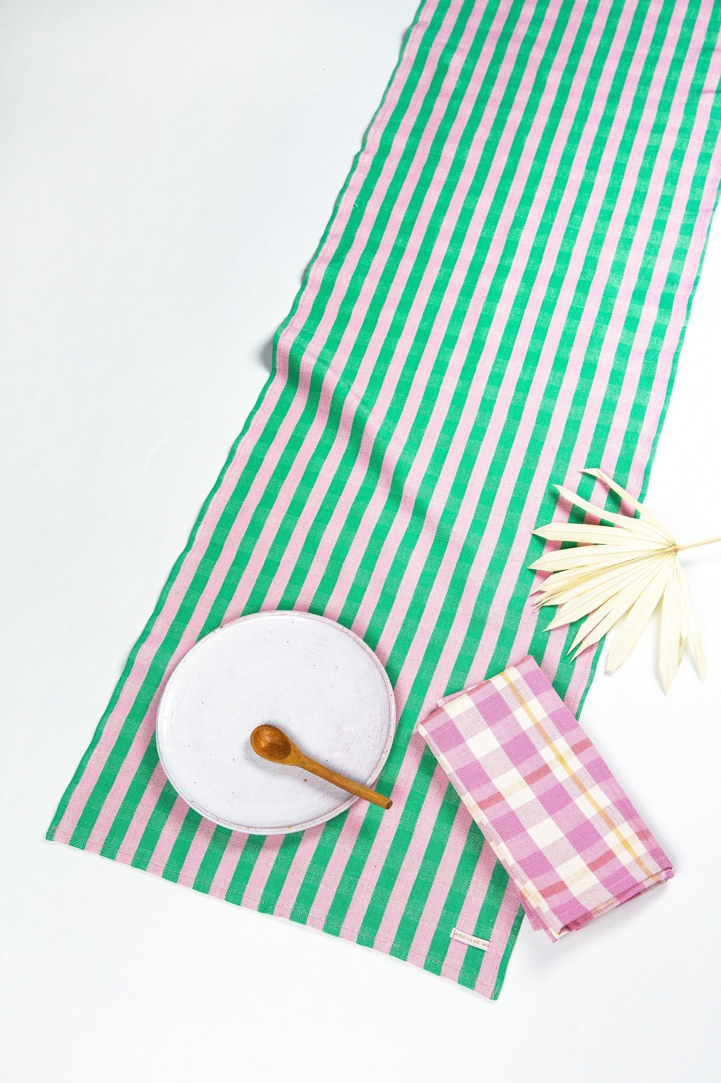 Flora Stripe Table Runner