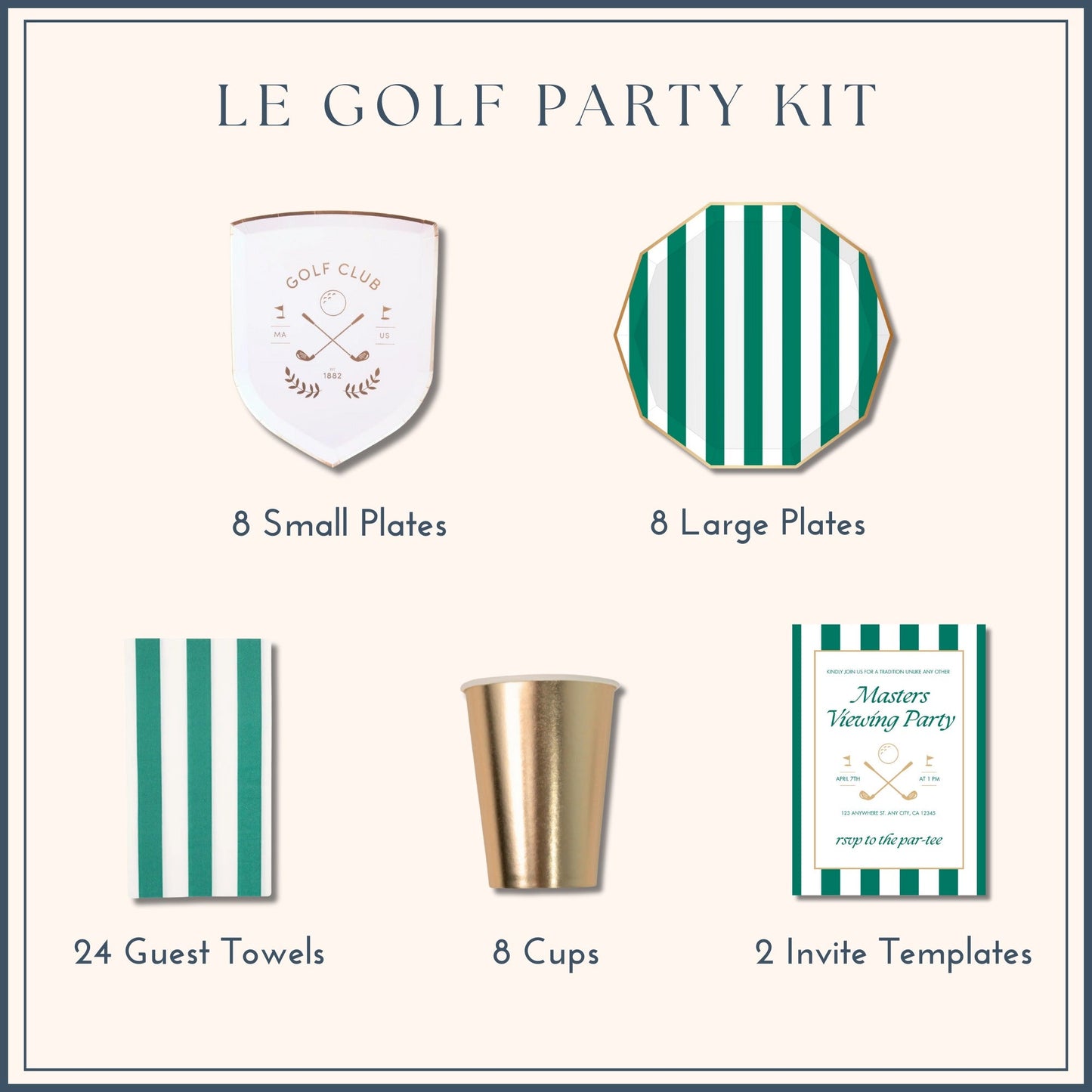 Le Golf Party Kit