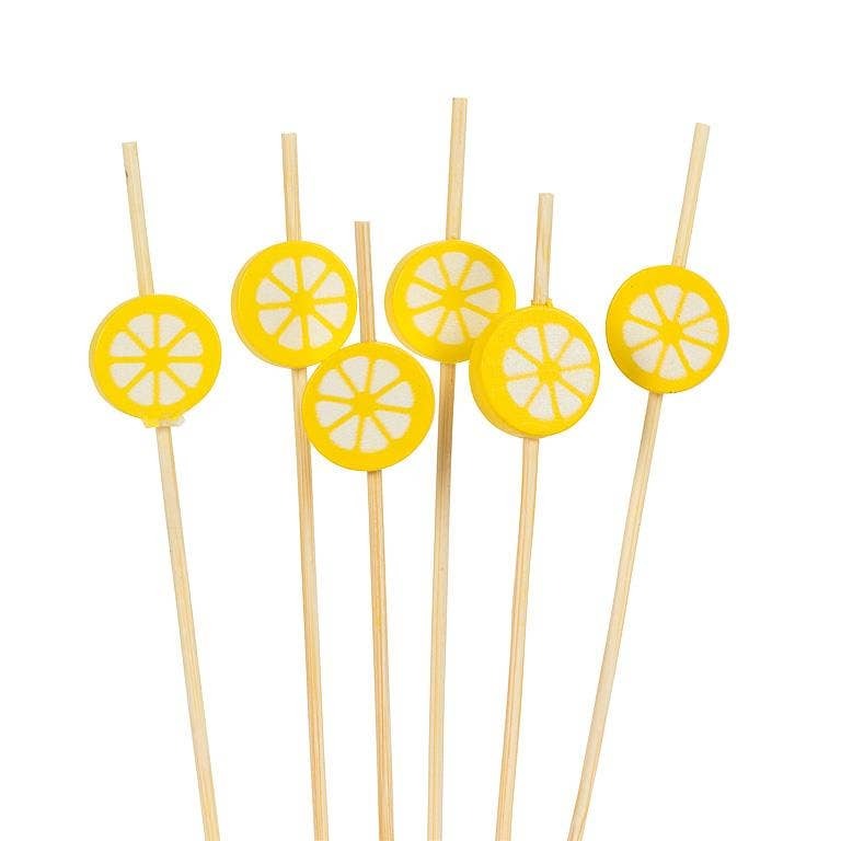 Lemon Food & Cocktail Picks