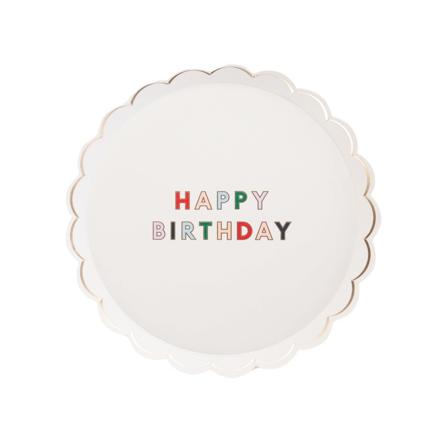 Blanc White Signature Happy Birthday Small Plates
