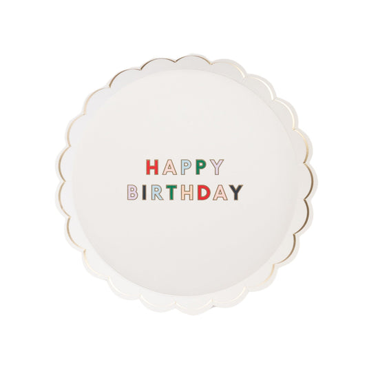 Blanc White Signature Happy Birthday Small Plates