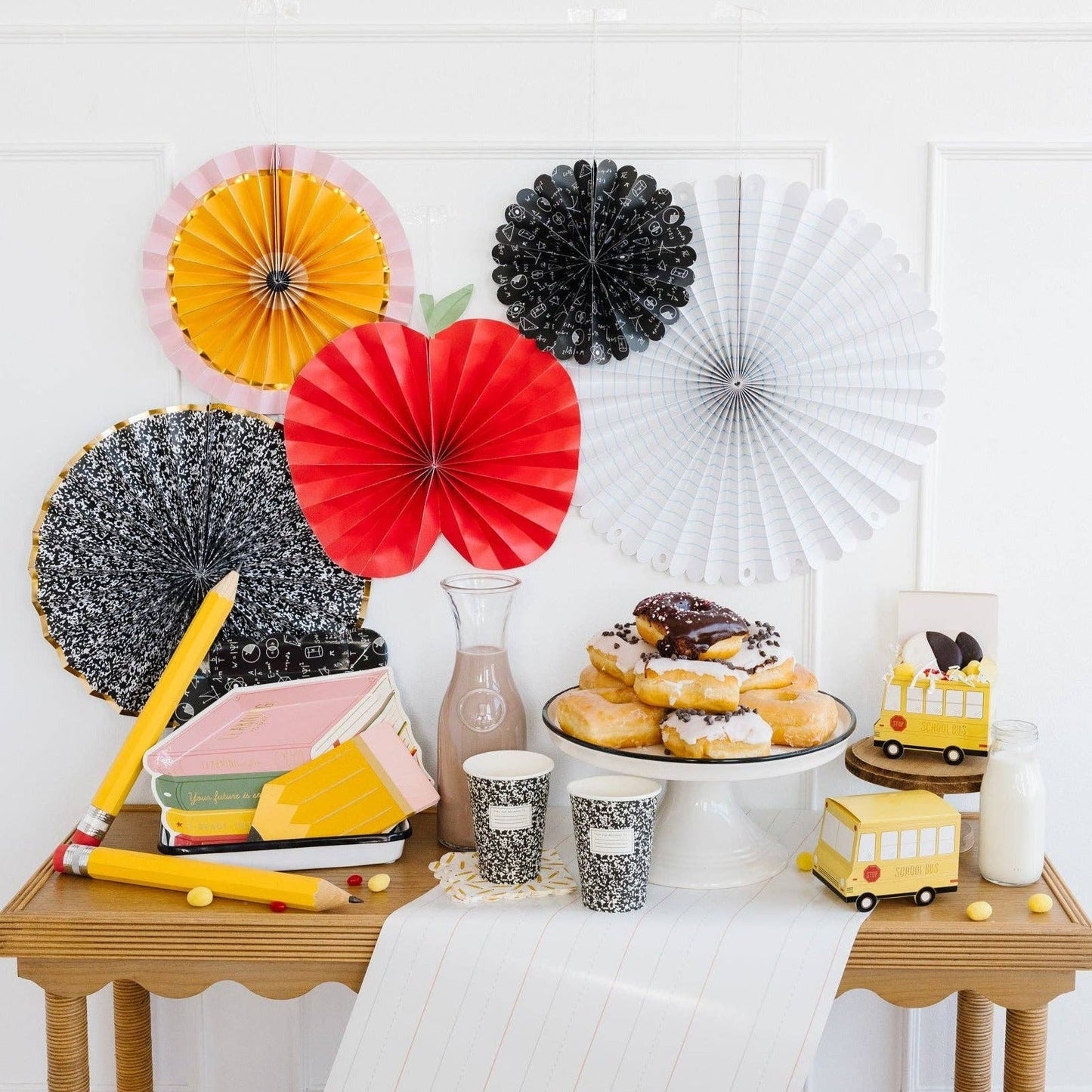 Back to School Party Fan Set