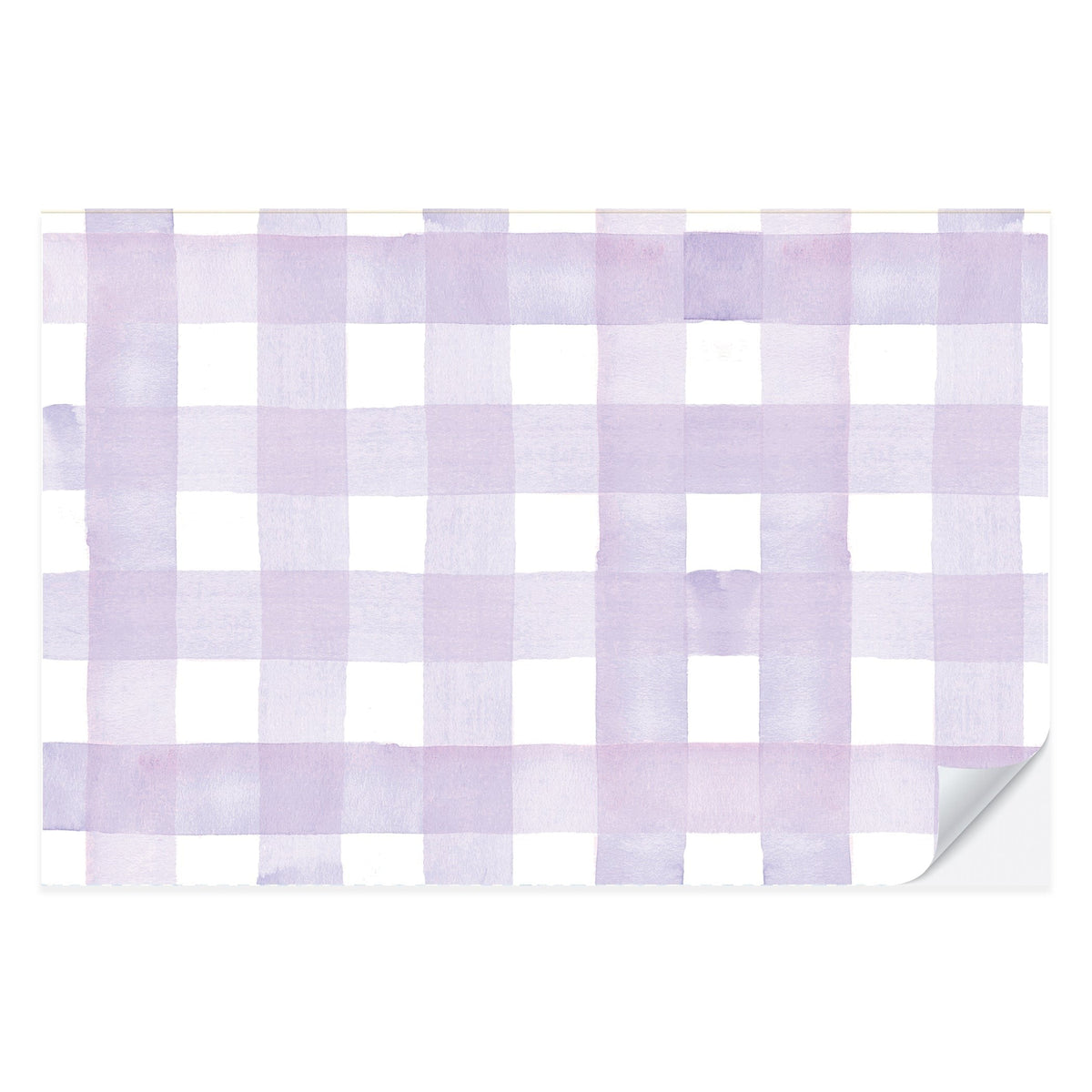Lilac Gingham Paper Placemats