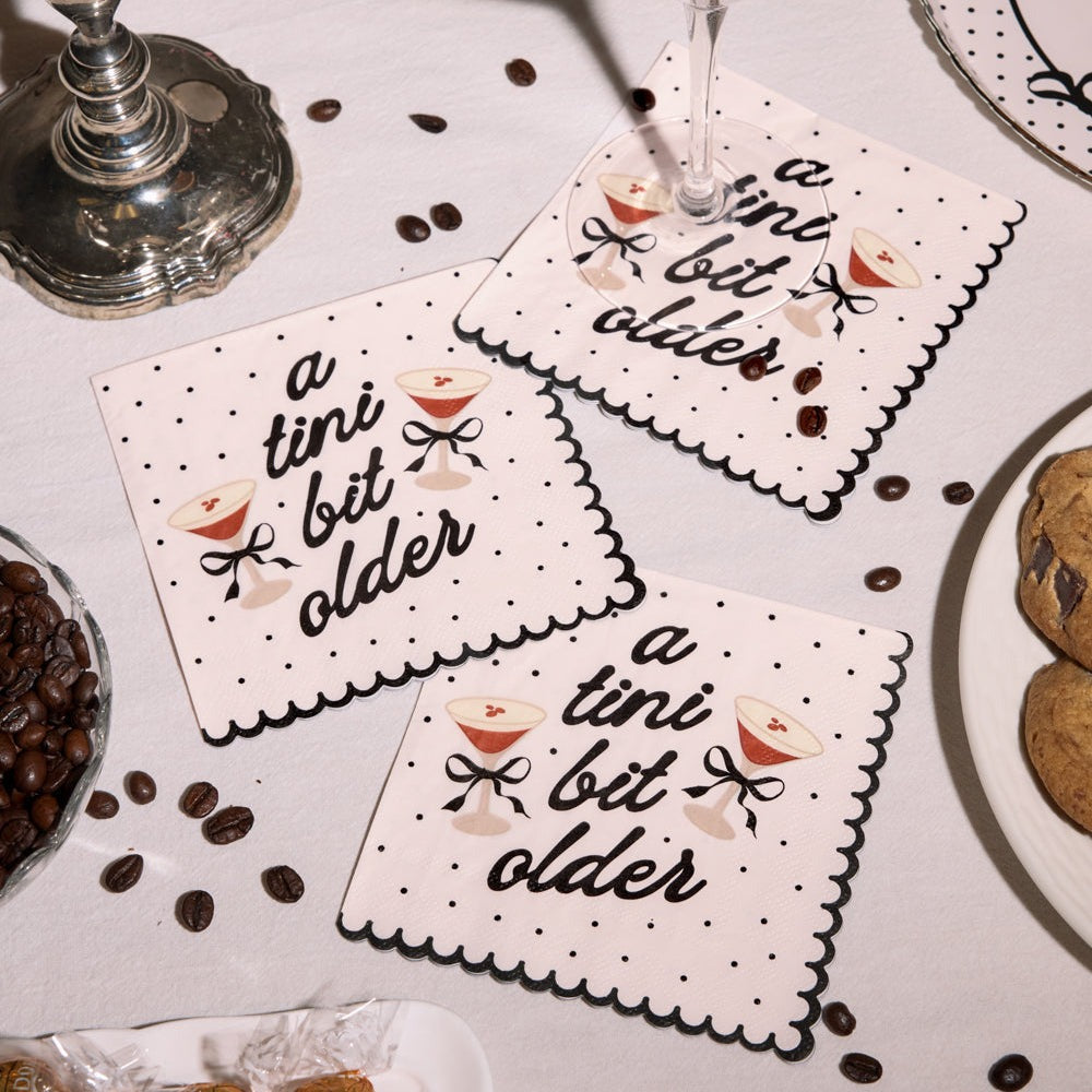A Tini Bit Older Cocktail Napkins