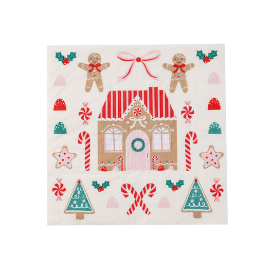 Sweet Gingerbread Large Napkins