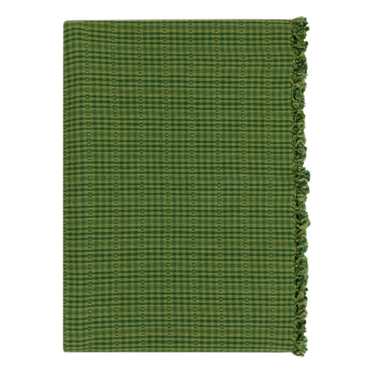 Two Toned Evergreen Tablecloth