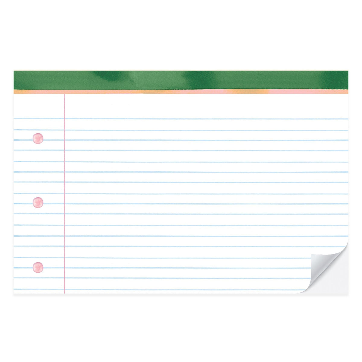 Nostalgic Notebook Paper Placemats