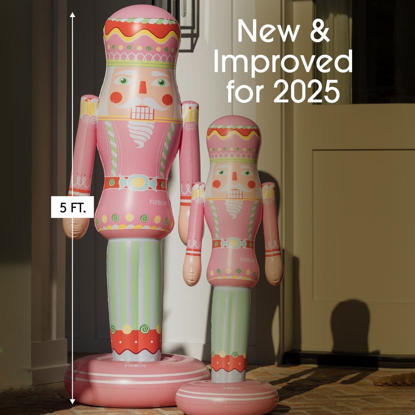 Large Inflatable Pink Nutcracker