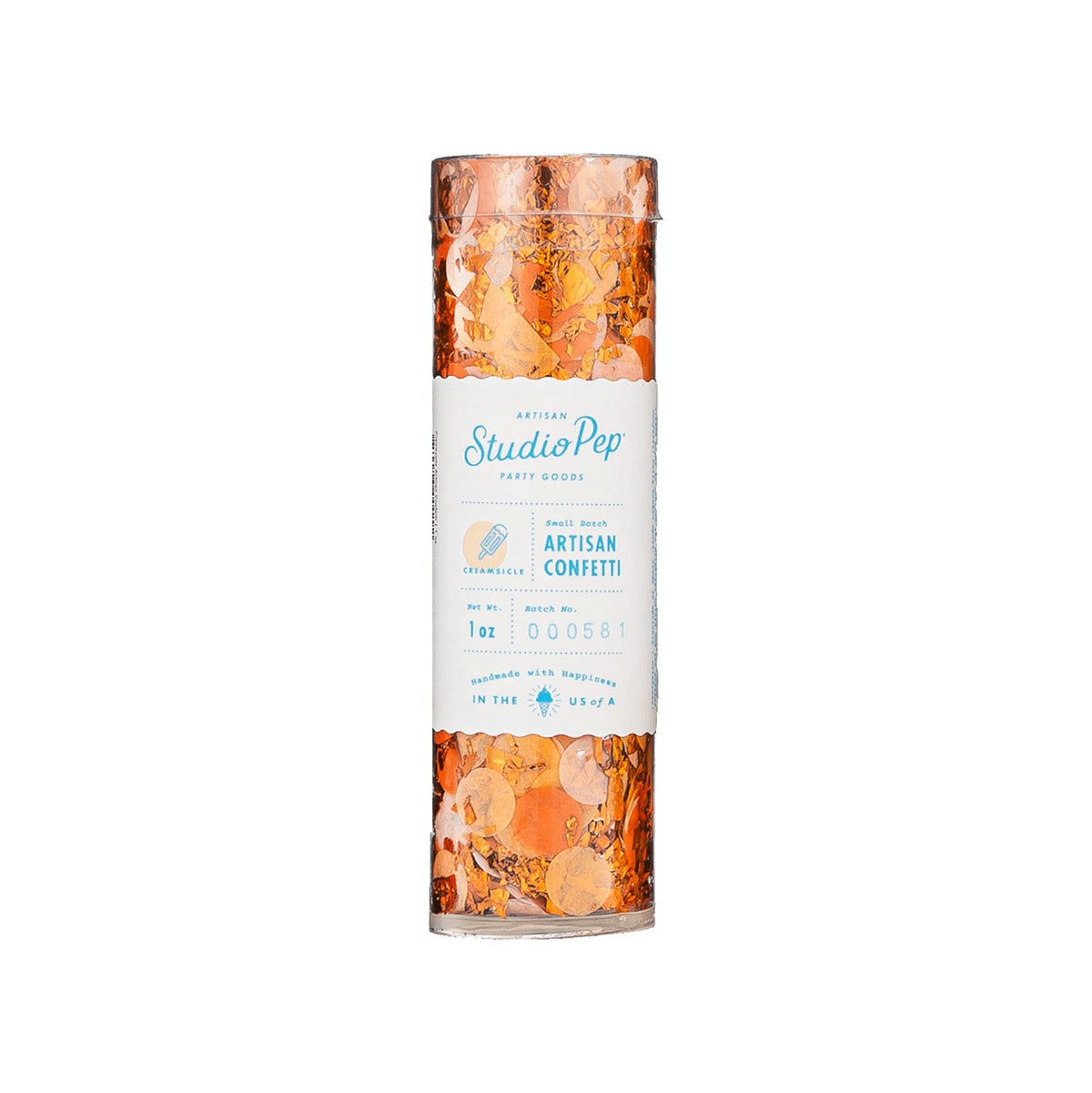 Orange Creamsicle Artisan Confetti