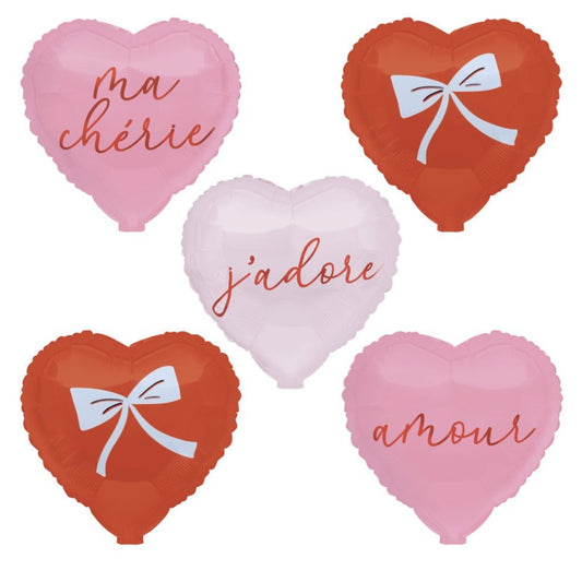 Valentine Heart Balloon Set