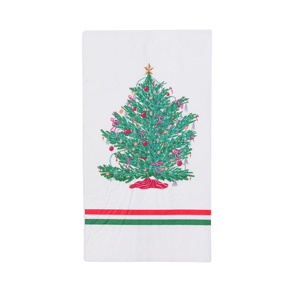 Bonjour Fete X One & Only Paper Christmas Tree Guest Towels