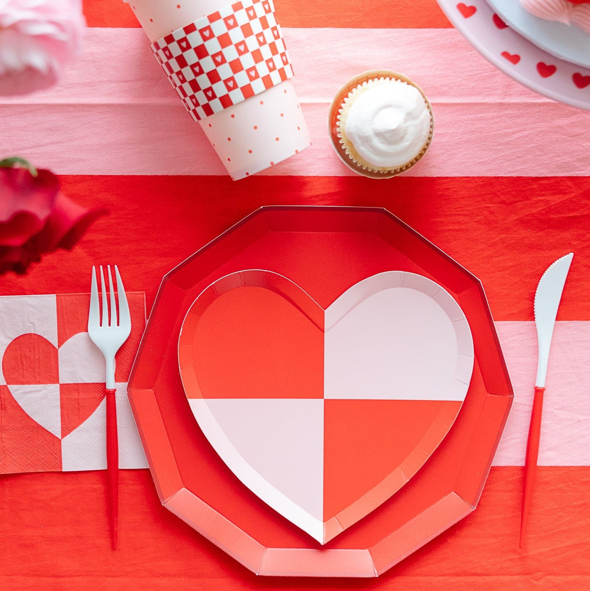 Check Mate Heart Small Napkins