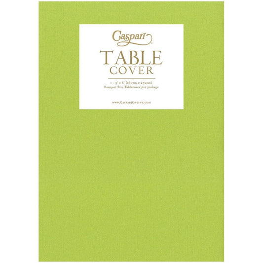 Lime Green Linen Like Table Cover