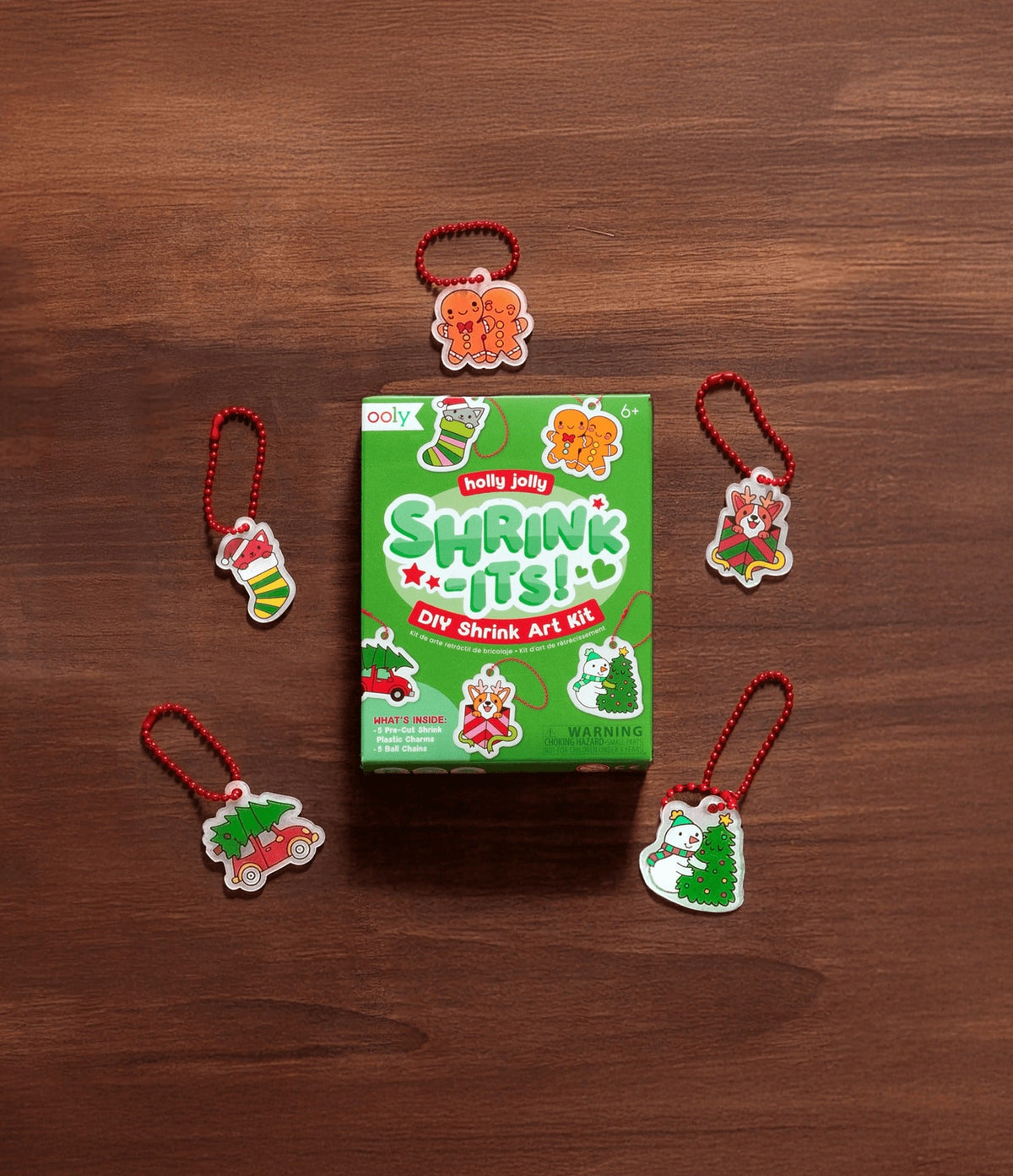 Holly Jolly DIY Shrink Art Kit