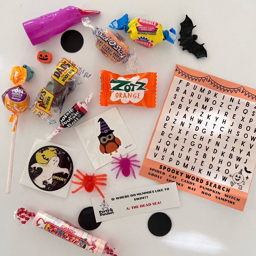 Orange Deluxe Halloween Surprise Cracker