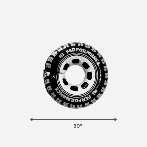 Race Car Tire Foil Balloon