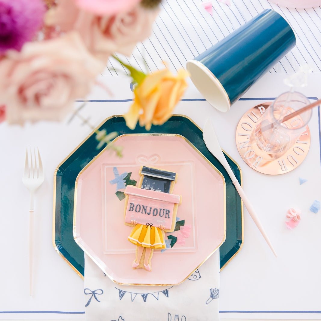 Fancy Blush Pink and White Cutlery