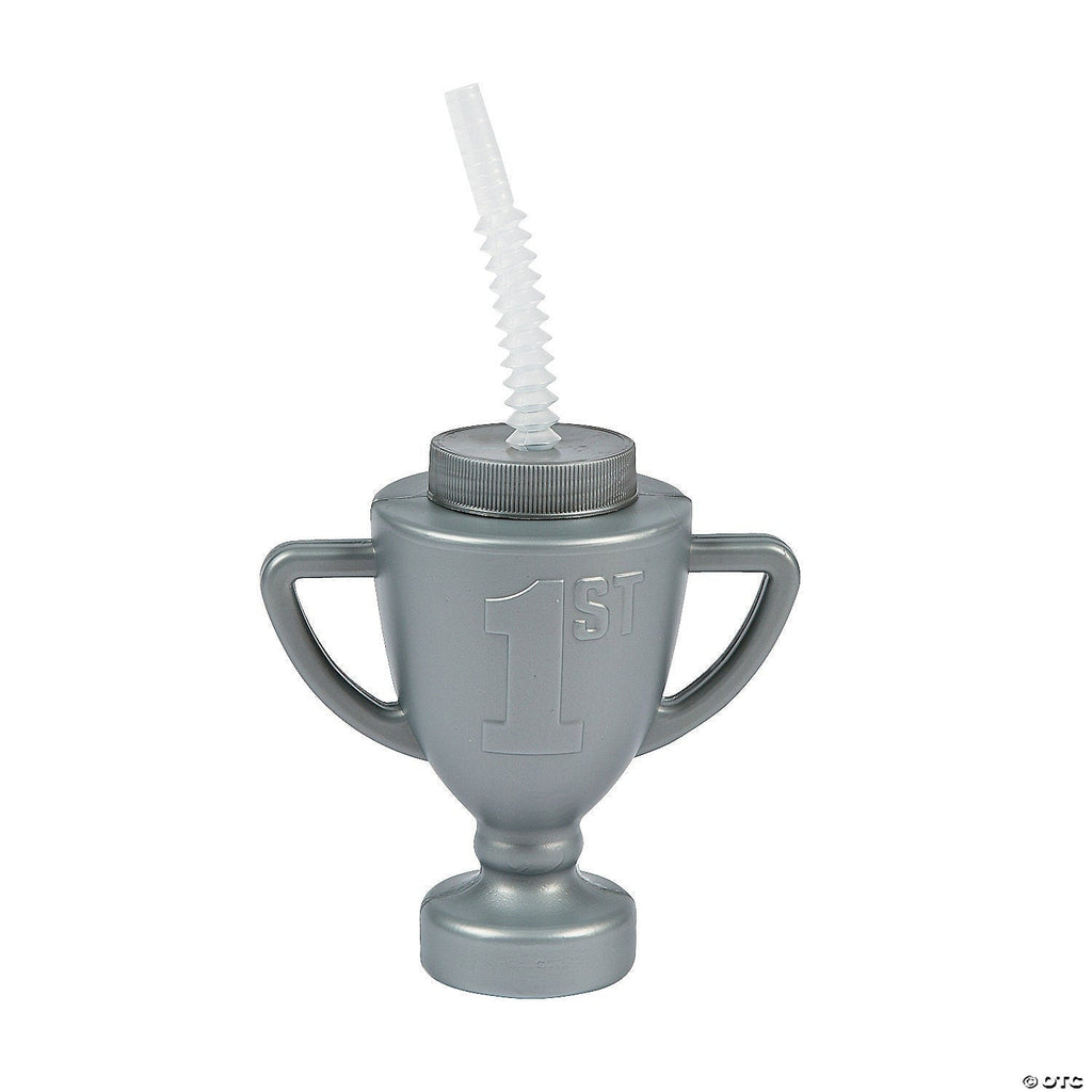 Trophy Tumbler Cup with Straw