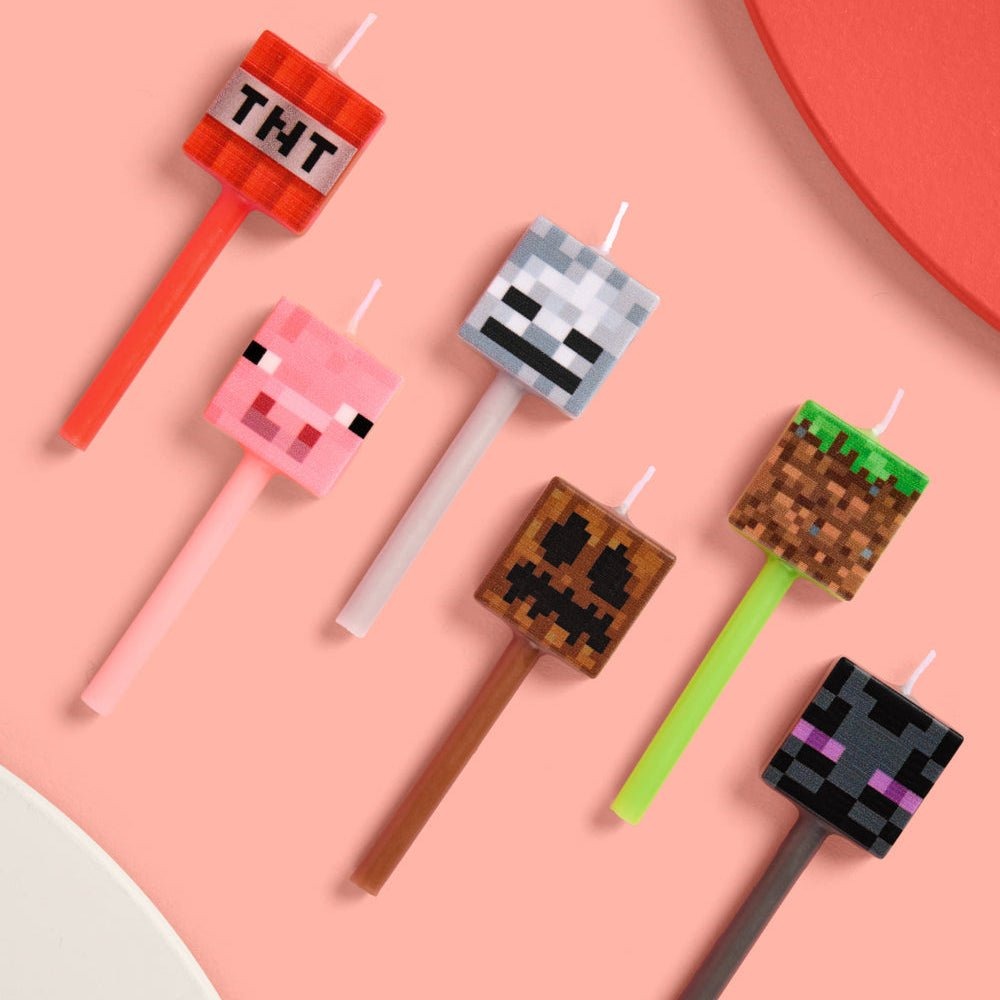 Minecraft Birthday Candles