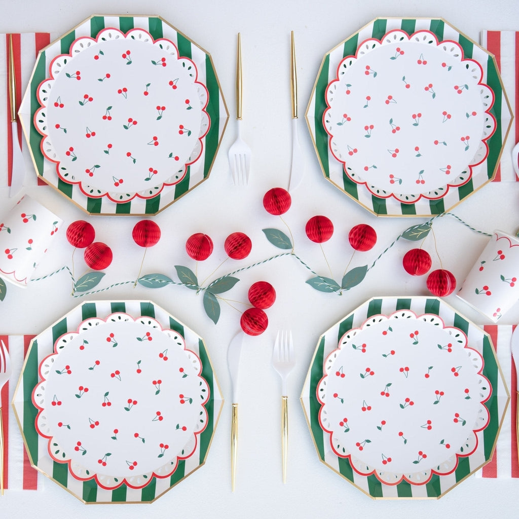 Cherry Pattern Side Plates
