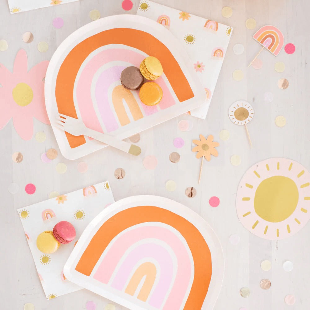 Boho Rainbow Large Plates