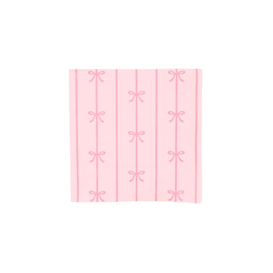 Petal Pink Signature Bow Small Napkins