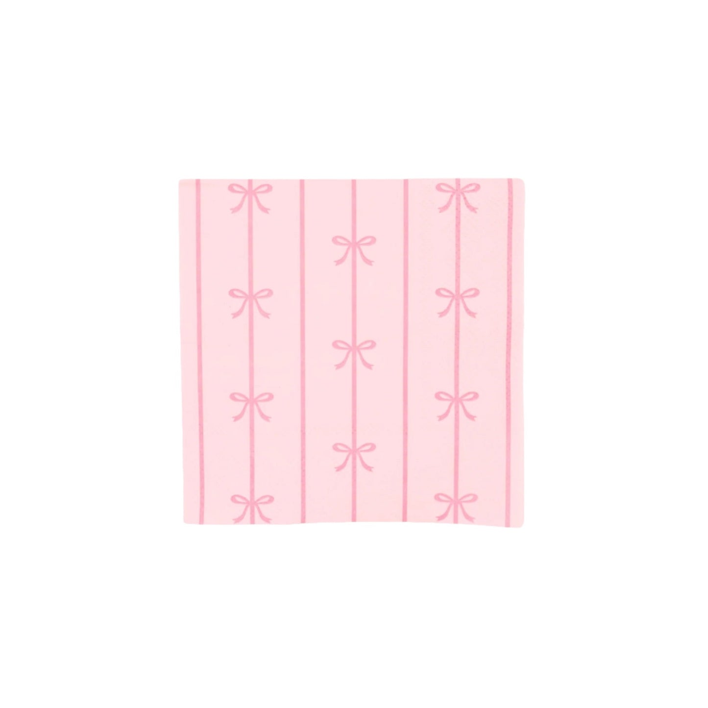 Petal Pink Signature Bow Small Napkins